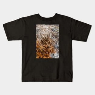 Rustic Seaside Erosion Texture - Alternative Kids T-Shirt